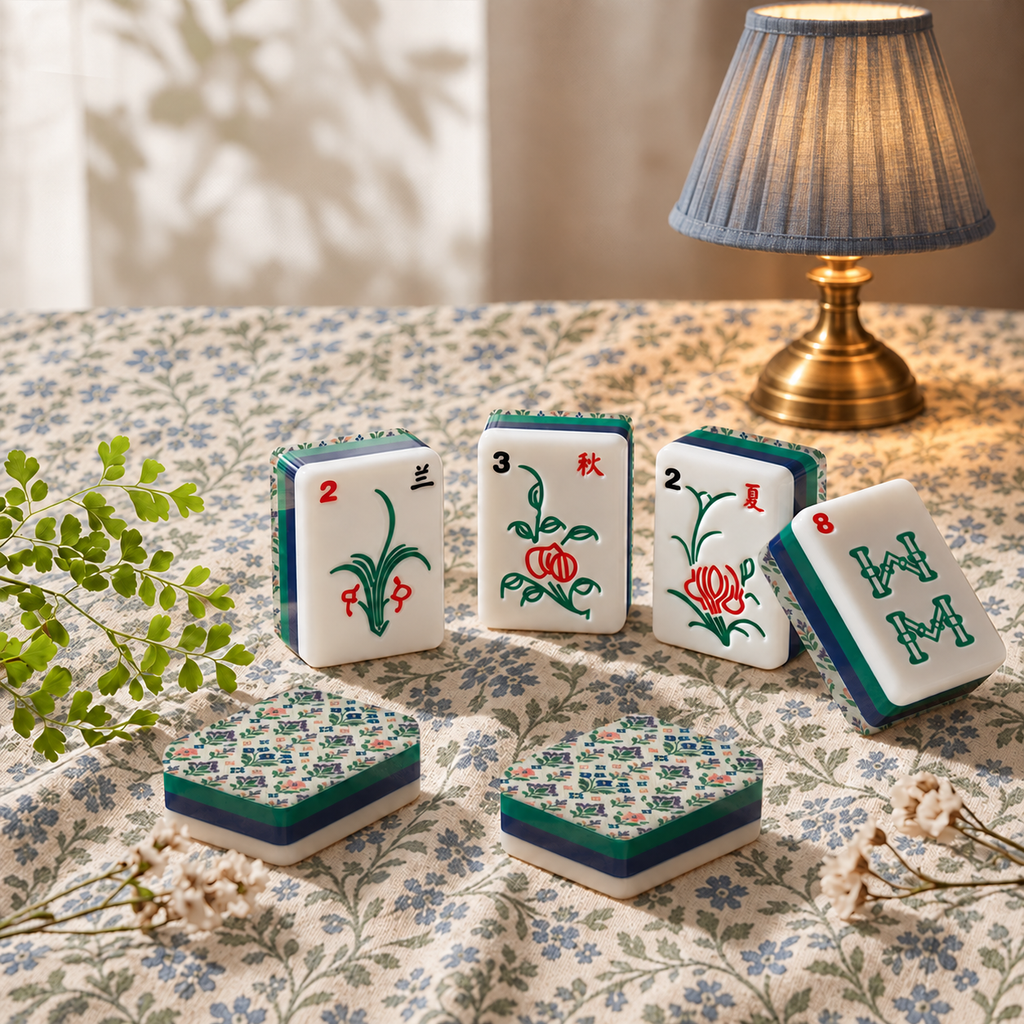 Needlepoint Mahjong Tiles