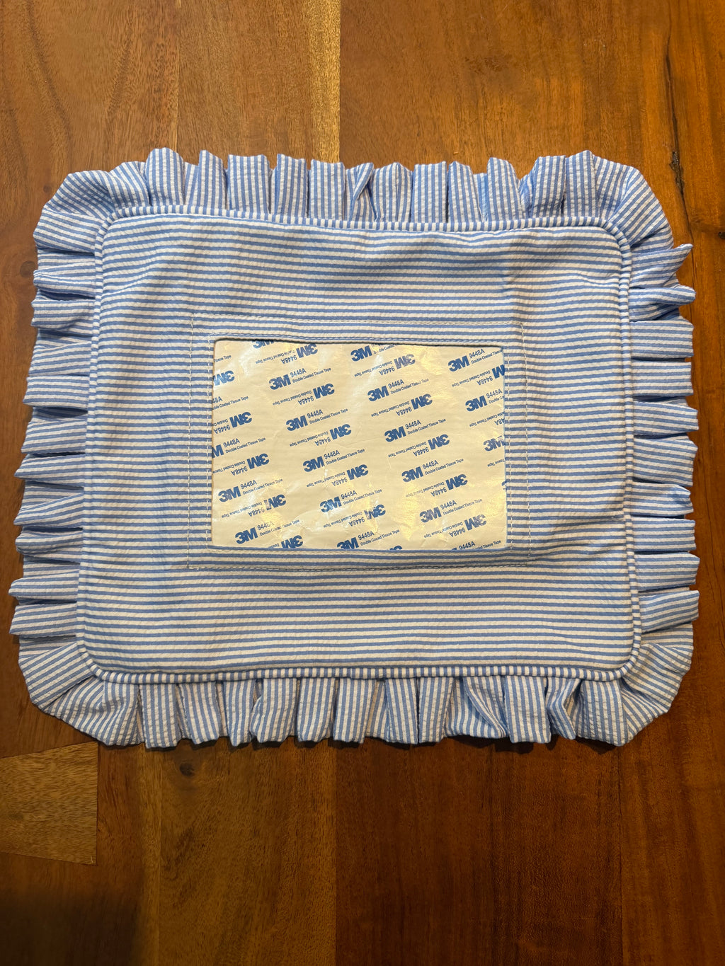 Seersucker Self-Finishing Needlepoint Pillow Cover (PRE-ORDER)