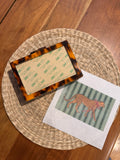 Acrylic Self-Finishing Needlepoint Clutch