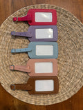 Needlepoint Luggage Tag, Self-Finishing