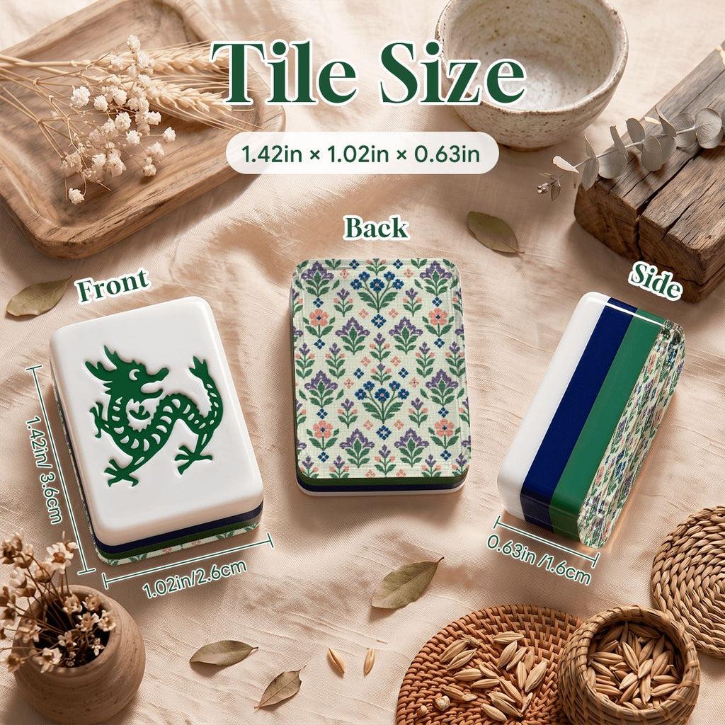 Needlepoint Mahjong Tiles