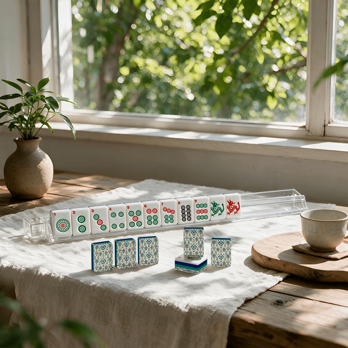 Needlepoint Mahjong Tiles